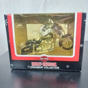 2001 Harley Davidson Electra Glide Motorcycle North Pole Club Christmas Ornament